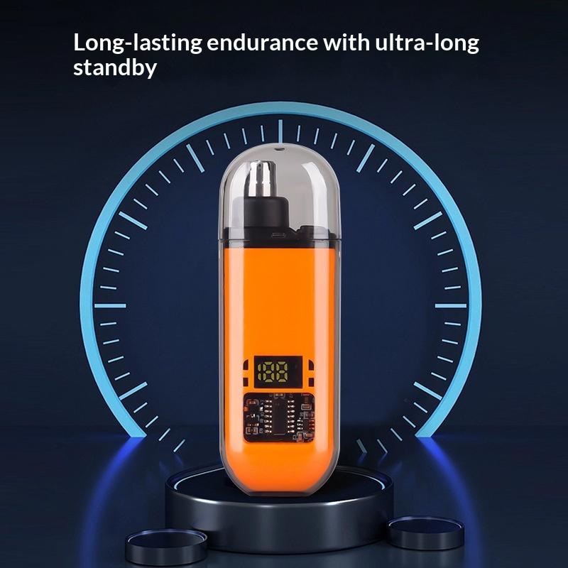 Men'S Grooming Electric Trimmer - USB Rechargeable Nose Ear Hair Trimmer
