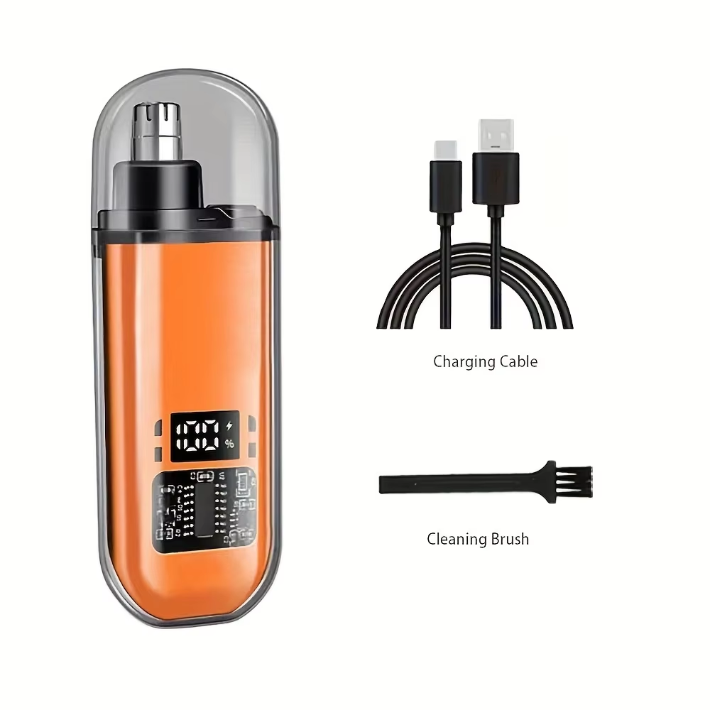 Men'S Grooming Razor - USB Rechargeable Nose Ear Hair Trimmer
