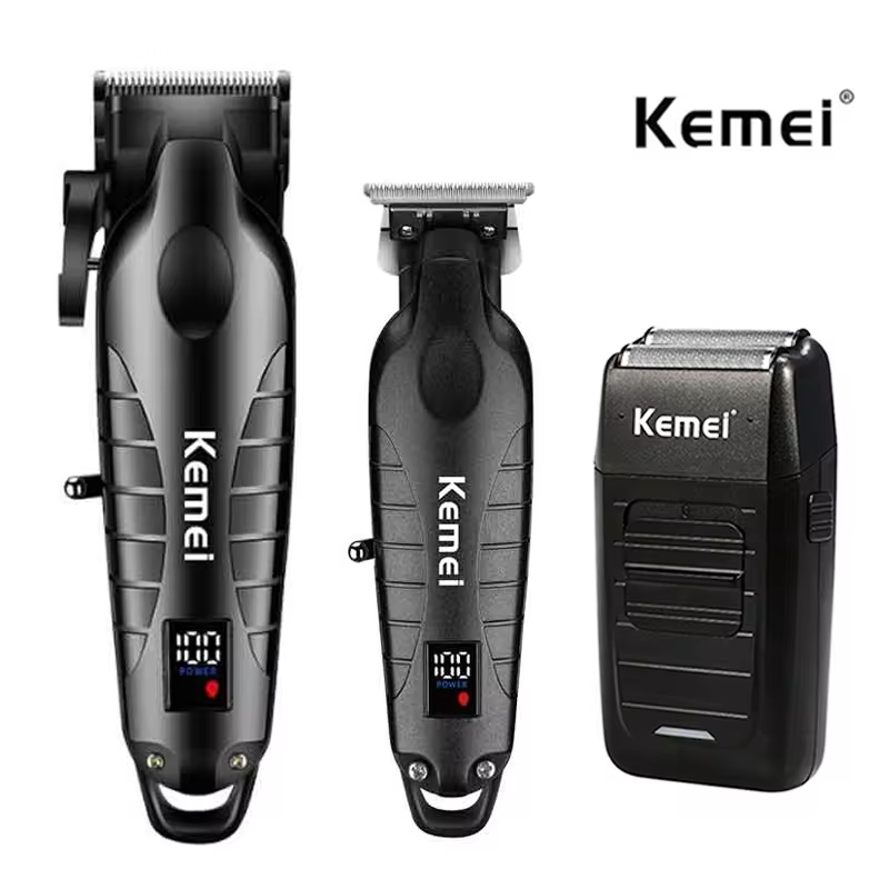 Men'S Grooming Scissors - Kemei Hair Clipper Kit for Men,