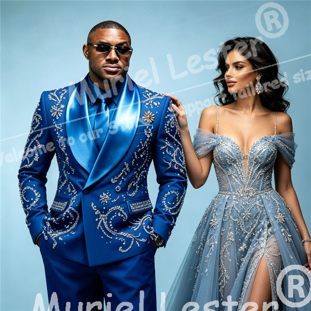 Men'S Grooming Trends - Trend Shiny Wedding Suit For Man