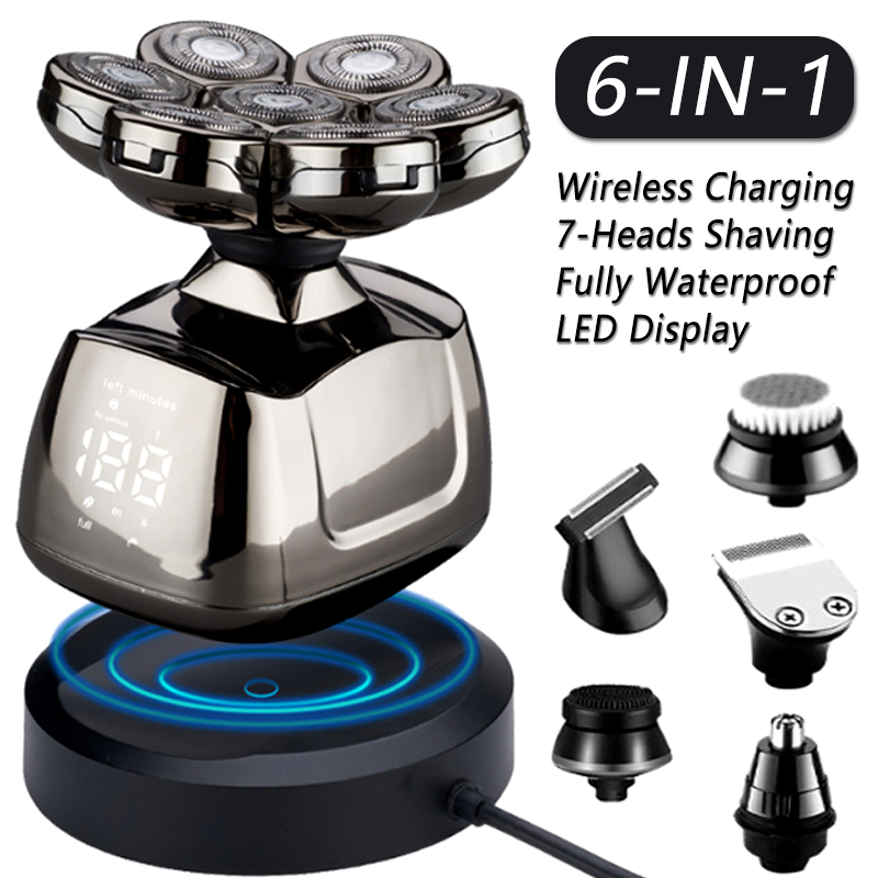 Men'S Grooming Razor - Men's Electric Shaver Multifunctional Bald Head