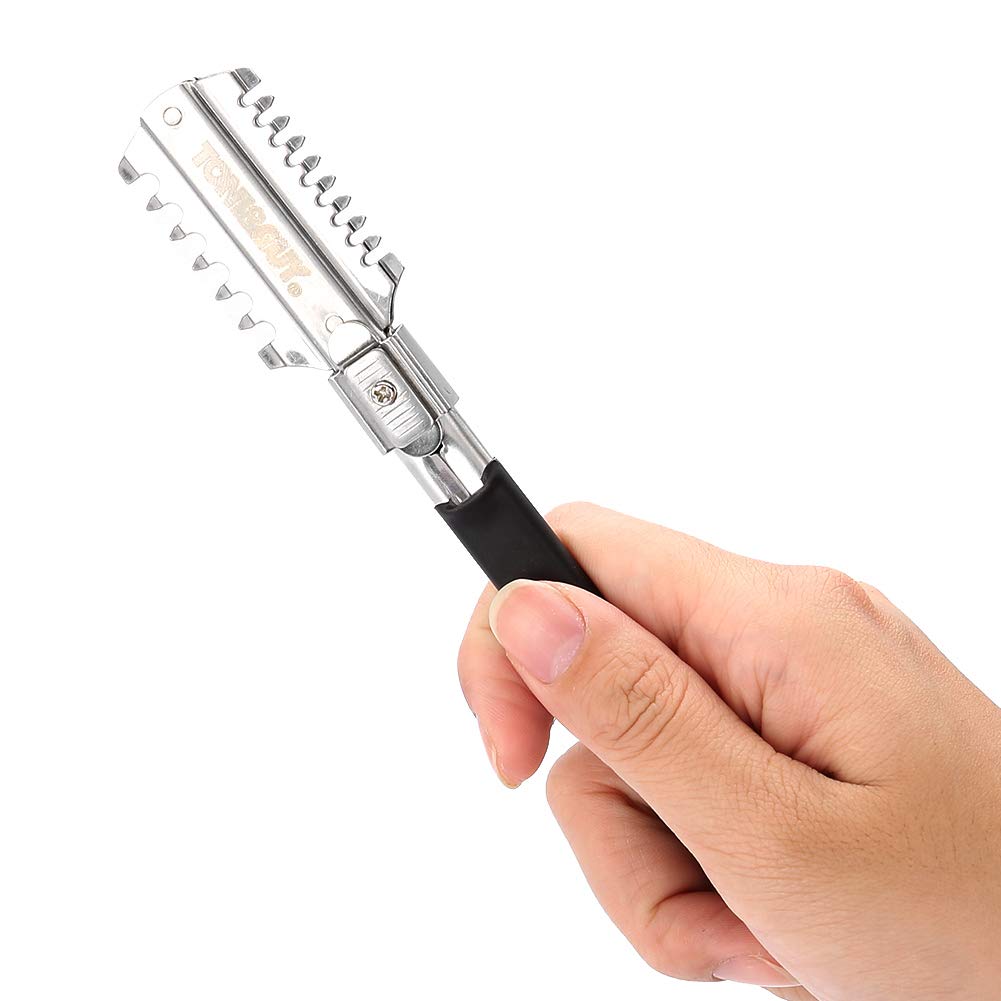 Double-Edge Shaving Haircut Ra - Men'S Grooming Scissors 评论和价格
