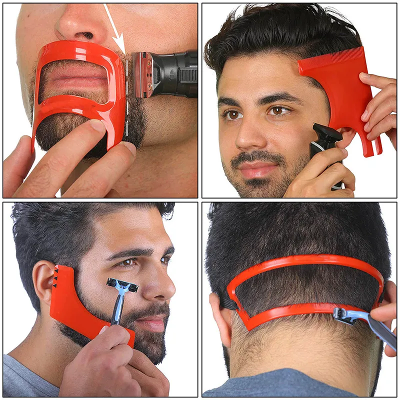 2/4Pcs Men's Beard Combs Hair  - Men'S Grooming Scissors 评论和价格