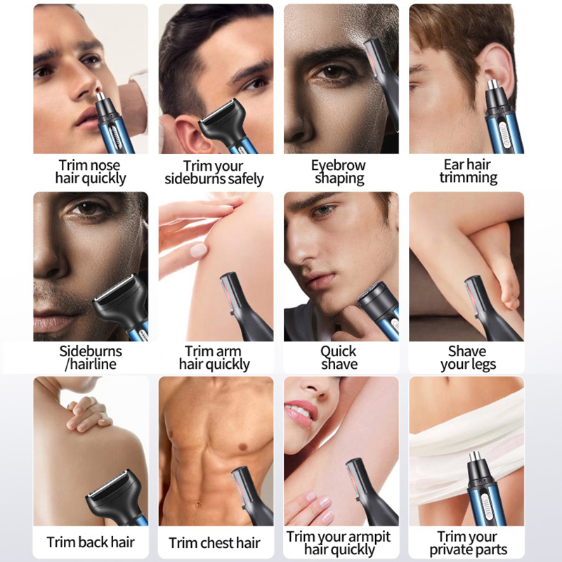 Electric Nose Ear Hair Trimmer - Men'S Grooming Scissors 评论和价格