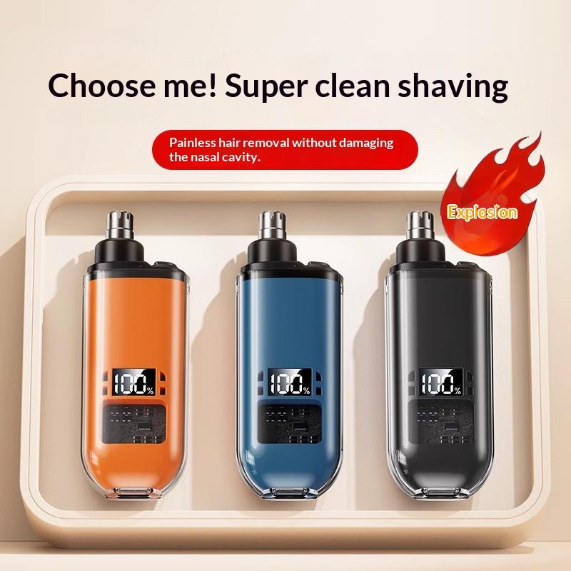 USB Rechargeable Nose Ear Hair - Men'S Grooming Electric Trimmer 评论和价格