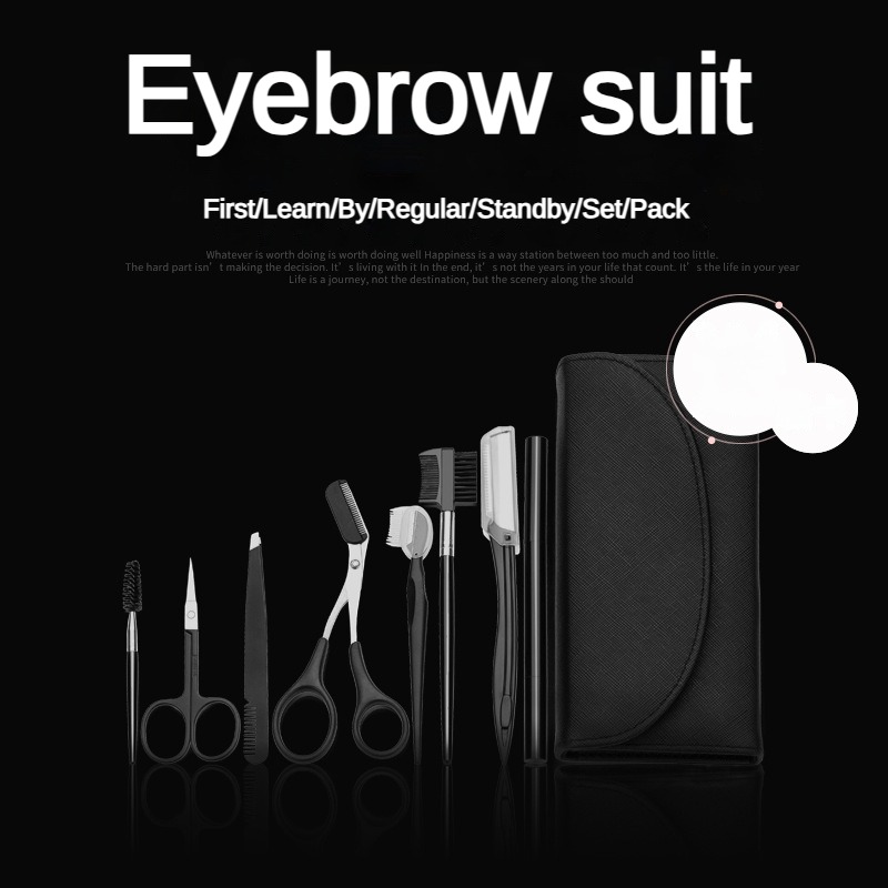 8Pcs eyebrow grooming kit with - Men'S Grooming Gift Set 评论和价格