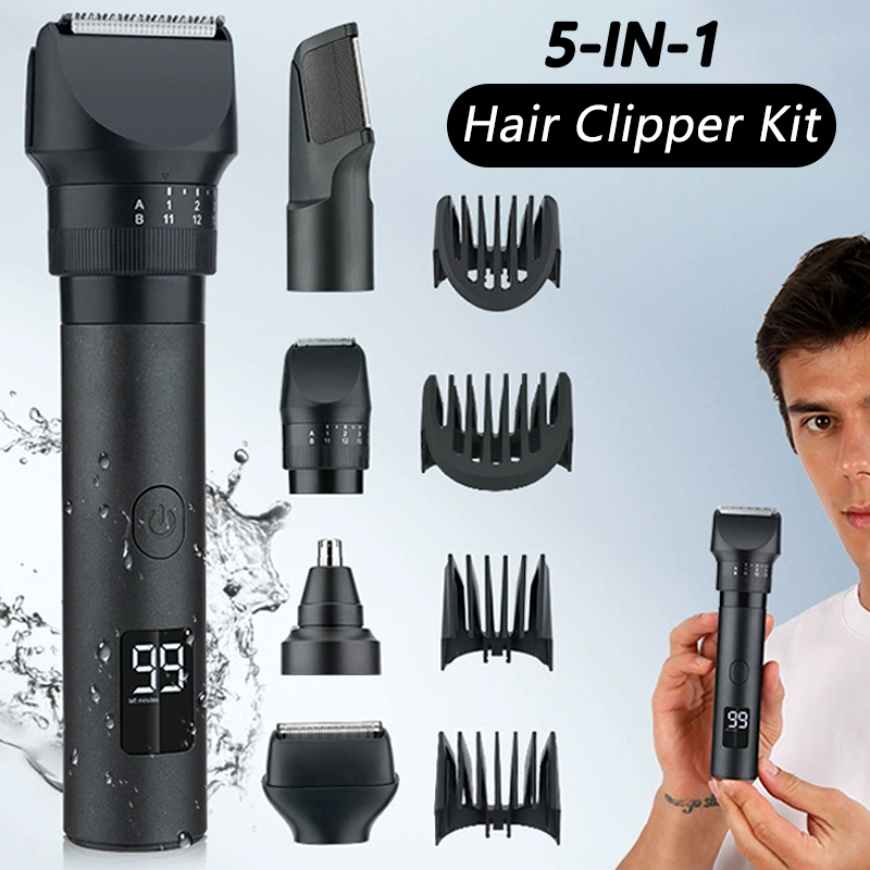 5-In-1 Cordless Hair Clipper L - Men'S Grooming Electric Trimmer 评论和价格