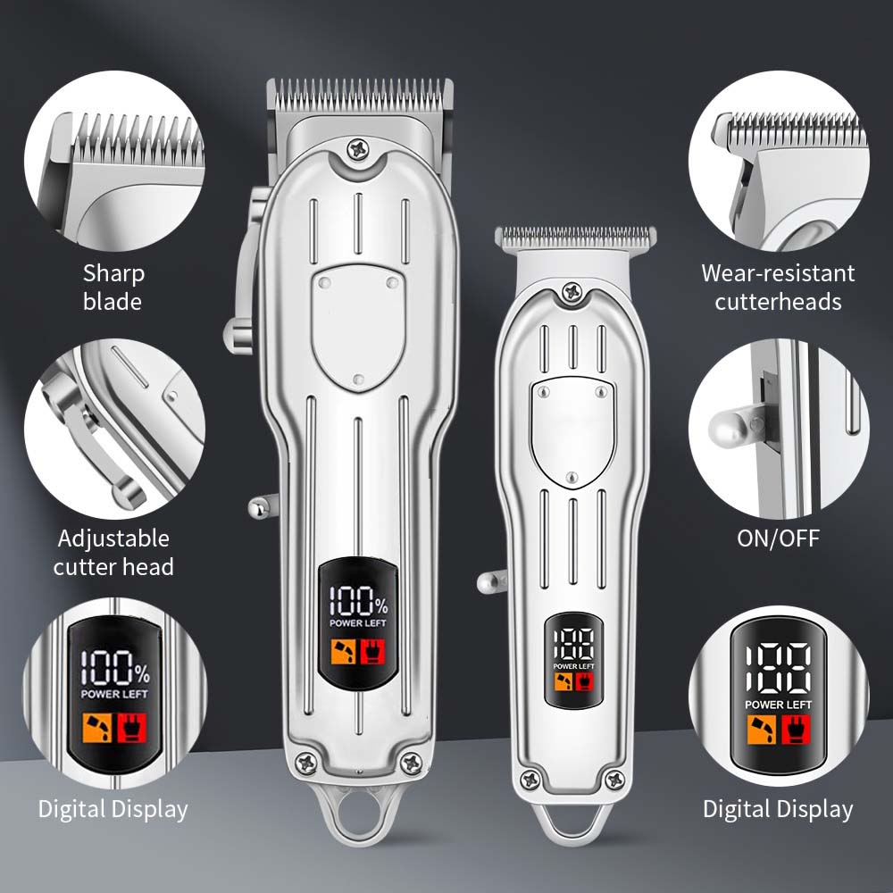 Professional Hair Clipper Set  - Men'S Grooming Electric Trimmer 评论和价格