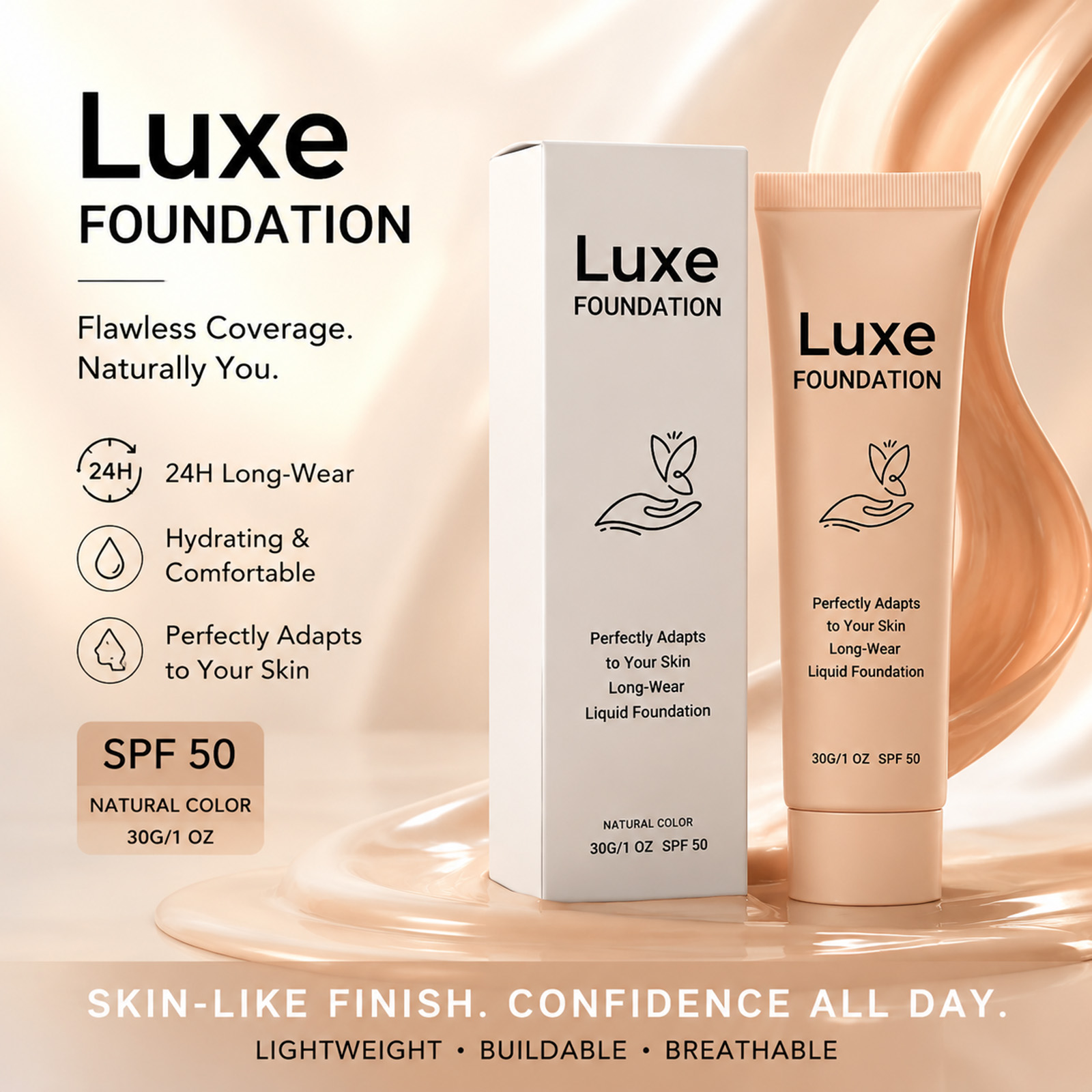 SPF 50+ Color Changing Foundat - Face Moisturizer Spf 评论和价格