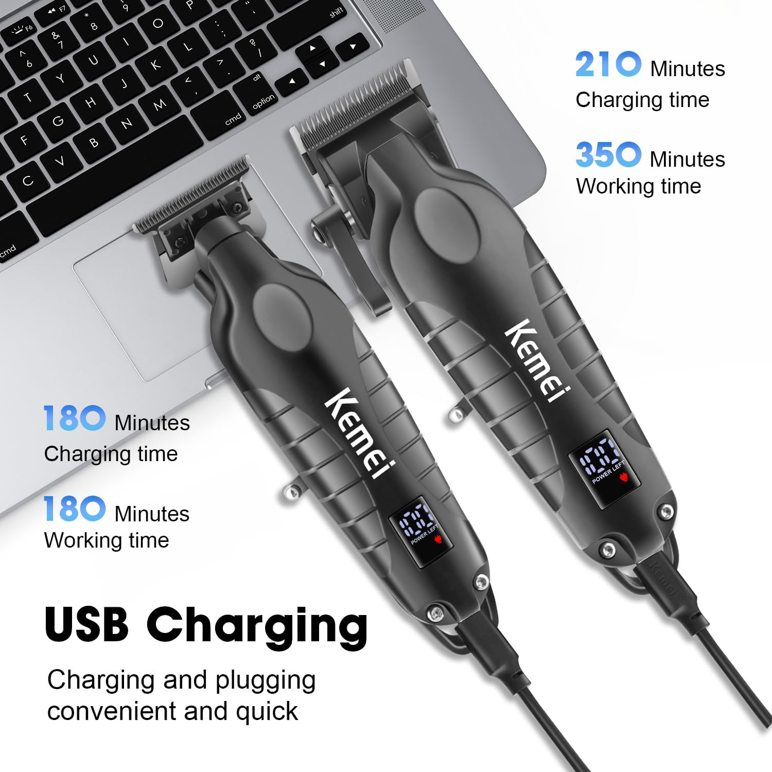 Kemei Hair Clipper Kit for Men - Men'S Grooming Scissors 评论和价格