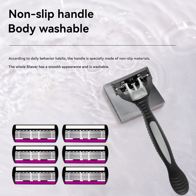 6-layer Stainless Steel Blade  - Men'S Grooming Razor 评论和价格