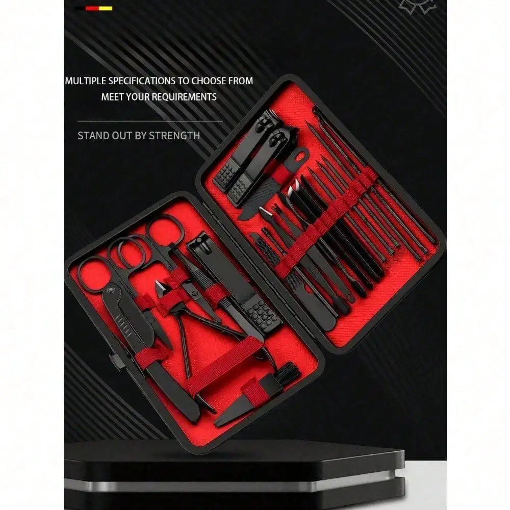 8/24pcs Professional Manicure  - Men'S Grooming Gift Set 评论和价格