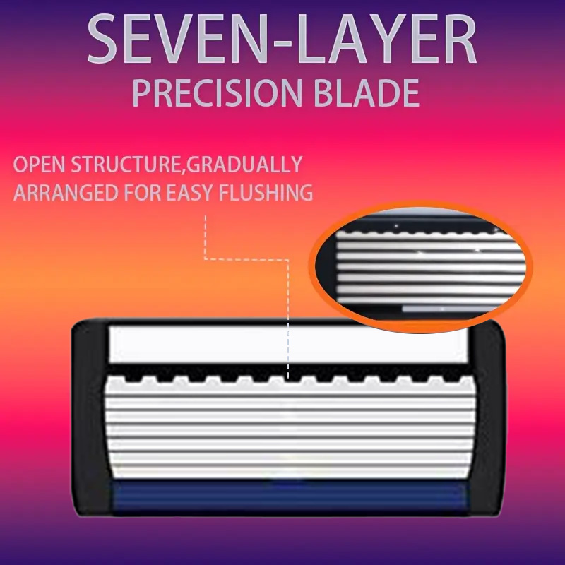 7-Layer Razor Head Manual Shav - Men'S Grooming Razor 评论和价格