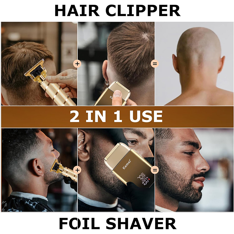 Kemei KM-TX10 T9 Hair Trimmer  - Men'S Grooming Electric Trimmer 评论和价格