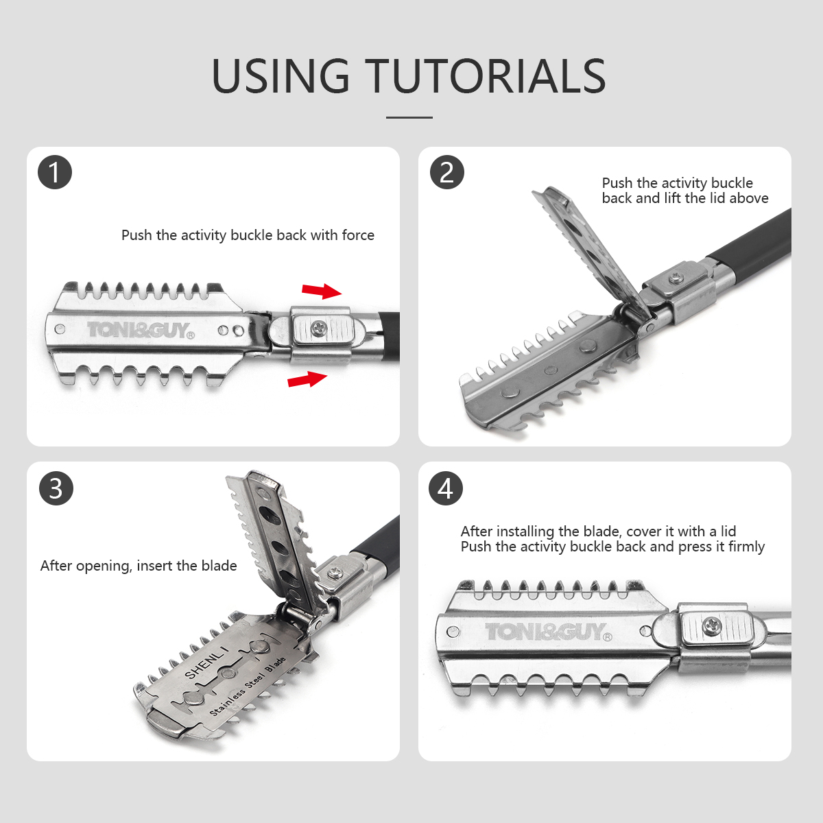 Salon Double-Edge Shaving Hair - Men'S Grooming Scissors 评论和价格