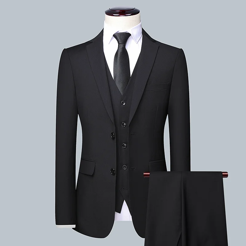 Men's Solid Color Business Sui - Men'S Grooming Trends 评论和价格