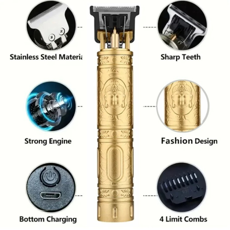 T9 Electric Beard Trimmer Cord - Men'S Grooming Electric Trimmer 评论和价格