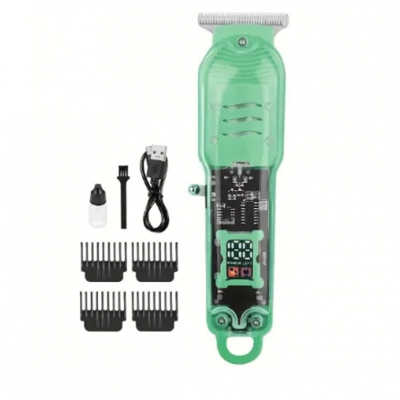 USB Rechargeable Transparent H - Men'S Grooming Electric Trimmer 评论和价格