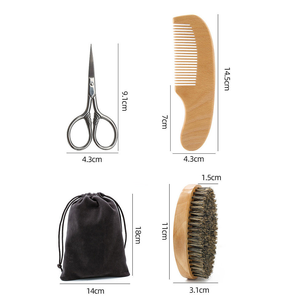 1Set Beard Styling Set for Men - Men'S Grooming Scissors 评论和价格